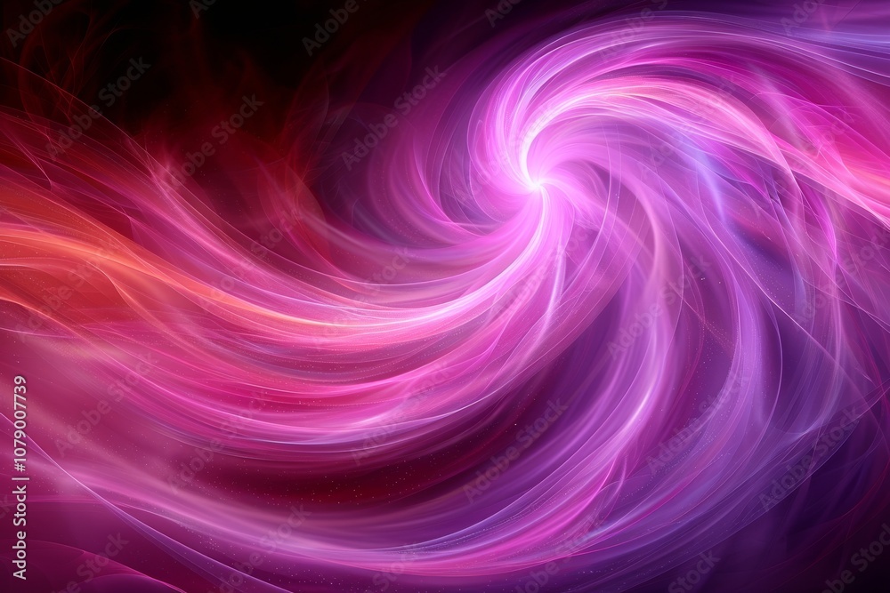 Colorful swirling abstract patterns convey movement and energy in a cosmic landscape filled with vibrant hues at twilight Colorful swirling abstract patterns convey movement and energy in a cosmic landscape filled with vibrant hues at twilight