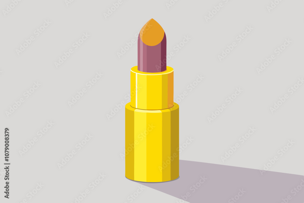 lipstick over white background vector art illustration lipstick over white background vector art illustration
