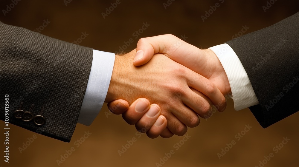 Two men shaking hands in a business meeting. The handshake is a symbol of agreement and trust. Two men shaking hands in a business meeting. The handshake is a symbol of agreement and trust.