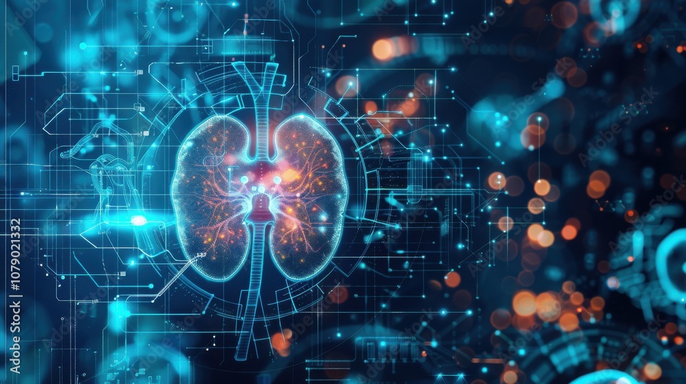 kidney testing results on digital interface kidney testing results on digital interface