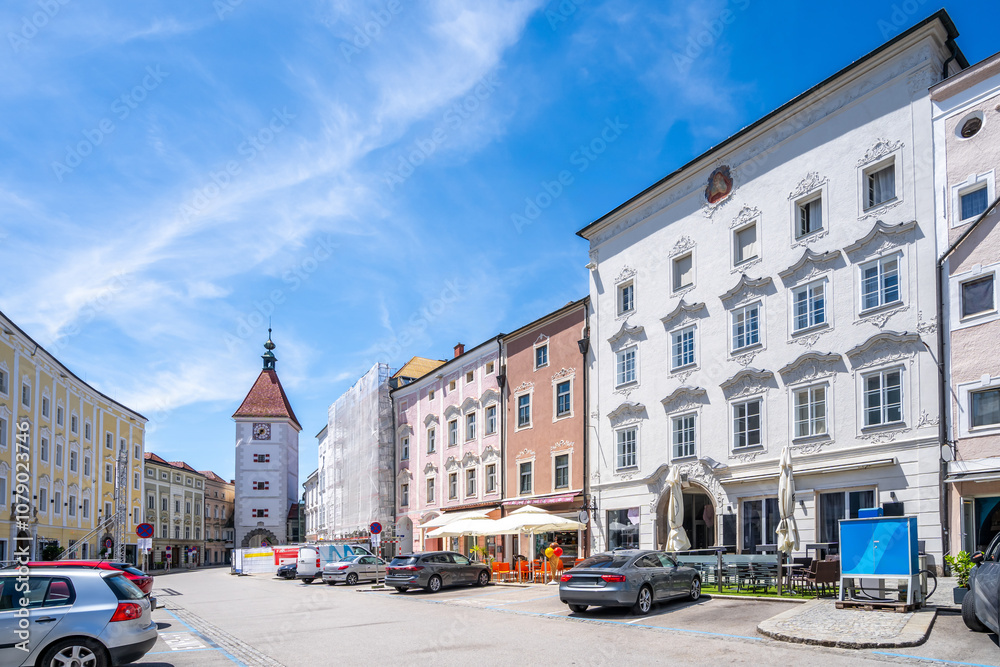 Fototapeta premium Altstadt, Wels, Österreich 