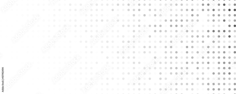 Monochrome halftone background with dots Monochrome halftone background with dots