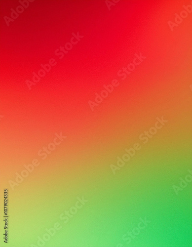 Abstract Red Orange Green Gradient Background