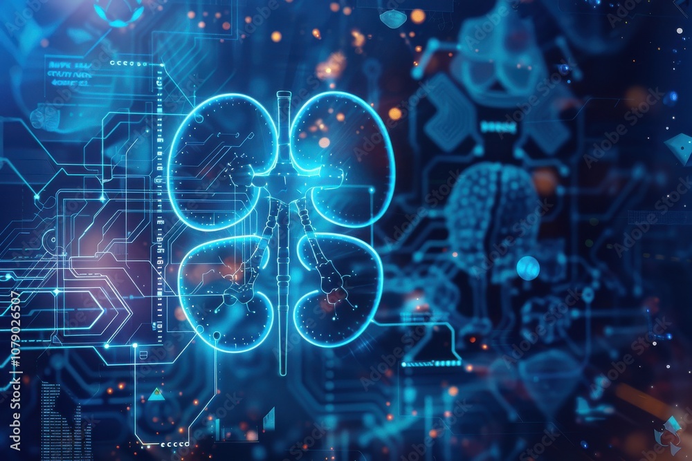 kidney testing results on digital interface kidney testing results on digital interface