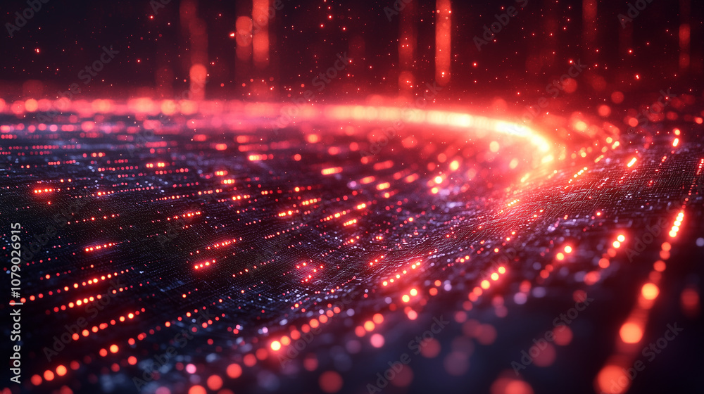 Digital Background for Network and Technology Themes Digital Background for Network and Technology Themes
