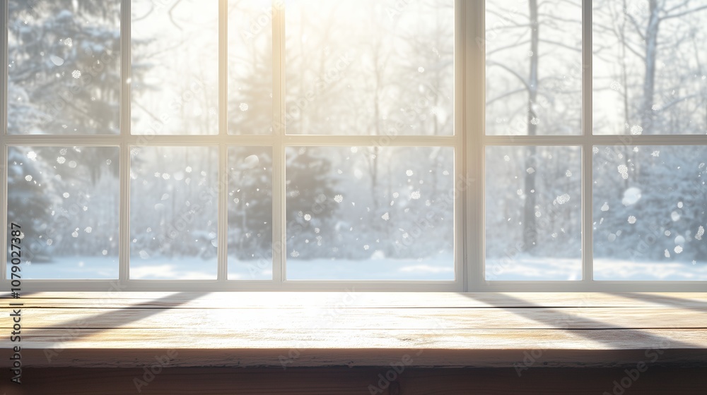 Naklejka premium 日本の冬と庭