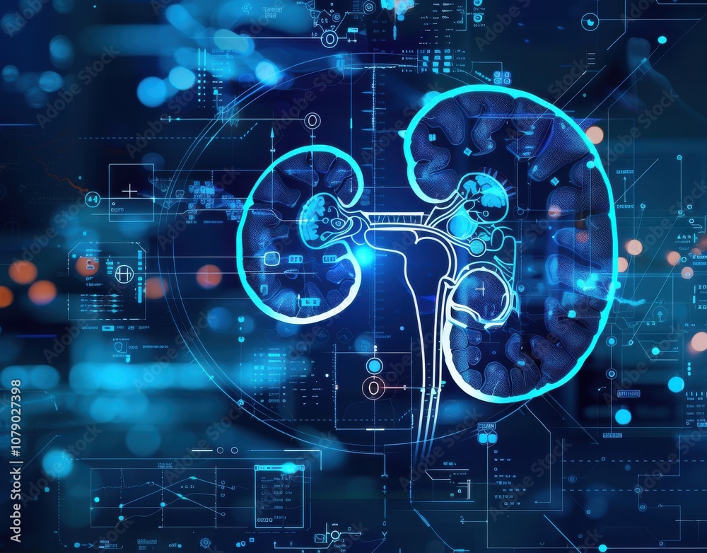 kidney testing results on digital interface kidney testing results on digital interface