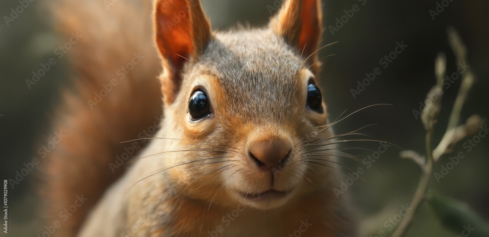 A close up of a squirrel looking at the camera A close up of a squirrel looking at the camera