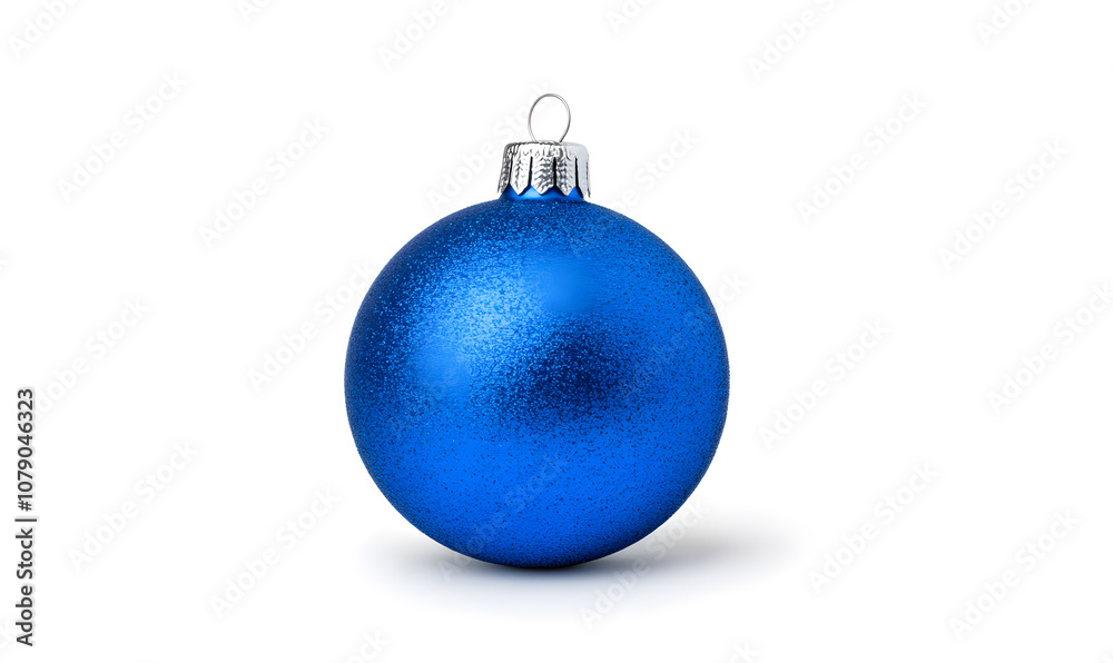 Christmas tree ball with shiny surface isolated on white Christmas tree ball with shiny surface isolated on white