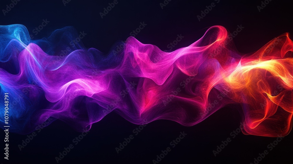 Abstract Swirling Lights