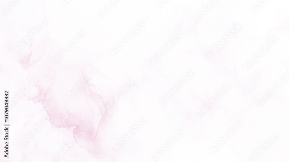 Obraz premium pastel hand painted watercolor of pink texture, Abstract grainy fantasy smooth light pink watercolor paper texture with clouds, Grunge pink background, Stain artistic hand painted texture of
