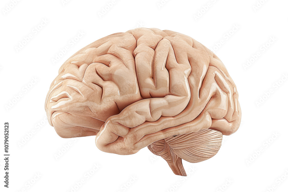 Anatomical illustration of a human brain, medical and educational purposes. Cut out or PNG. Anatomical illustration of a human brain, medical and educational purposes. Cut out or PNG.
