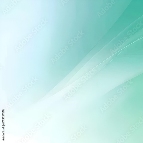 Abstract Mint & Blue Gradient