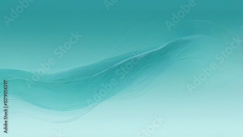 A soft turquoise gradient background inspired by nature with organic textures, flowing smoothly from light to deep shades of turquoise, resembling tranquil water