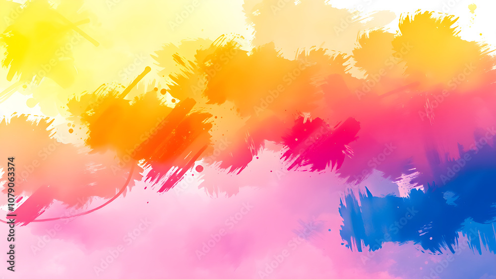 Fototapeta premium Modern colorful paint background. abstract contemporary art for background. AI generated image, ai.