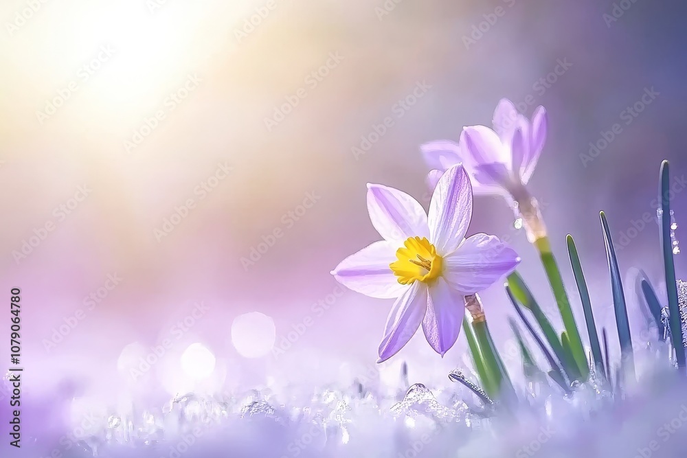 Delicate Spring Flowers in Bloom Delicate Spring Flowers in Bloom