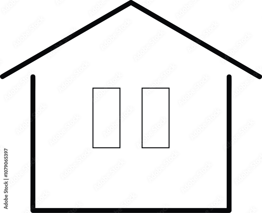 Home line icon vector design. Best for business website, apps, and many more. Home line icon vector design. Best for business website, apps, and many more.