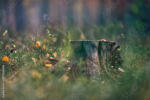 Autumn in the forest	 photo