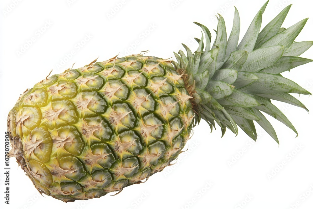 Fresh Pineapple on White Background Fresh Pineapple on White Background