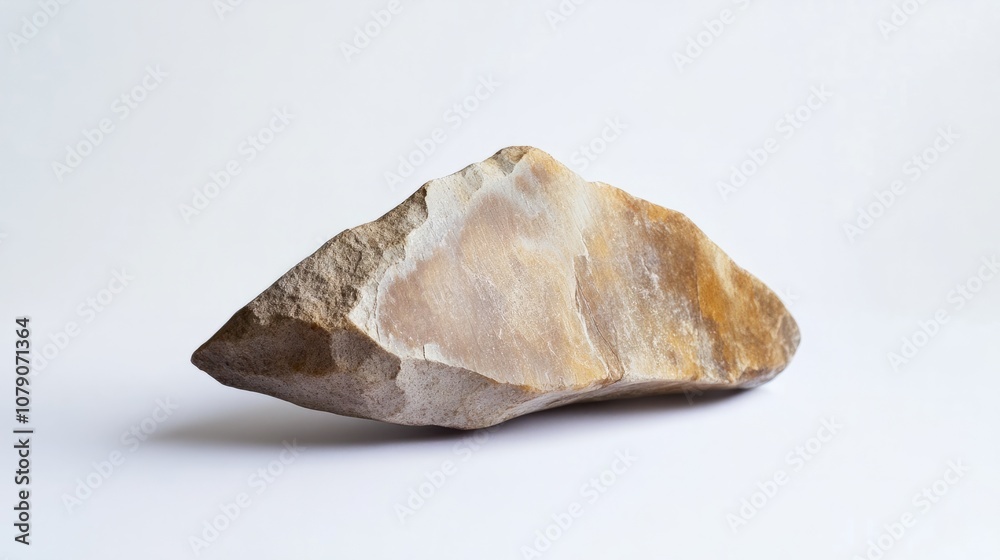 stone against white background stone against white background