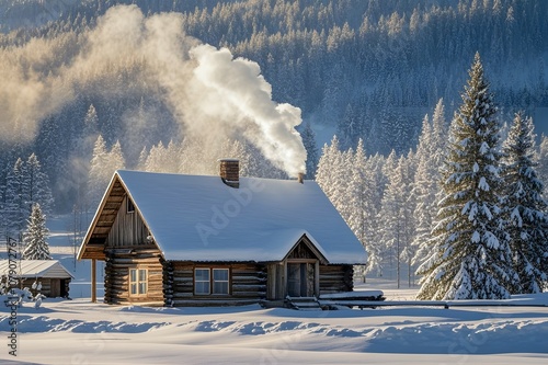 house in the mountains