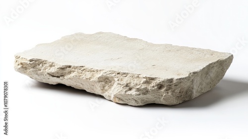 white piece of rock on white