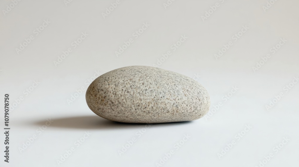 round brown stone isolated on white round brown stone isolated on white