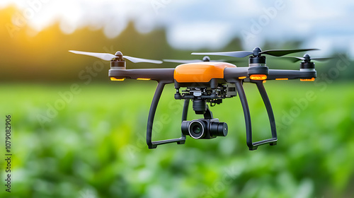 Aesanaspik drone robot conducts aerial scans of farmland to enhance agricultural efficiency