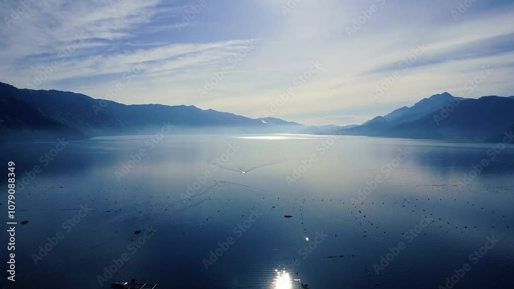 Danau Laut Tawar: A Drone's Eye View - Discover the Serene Beauty of Indonesia's Largest Freshwater Lake from Above
