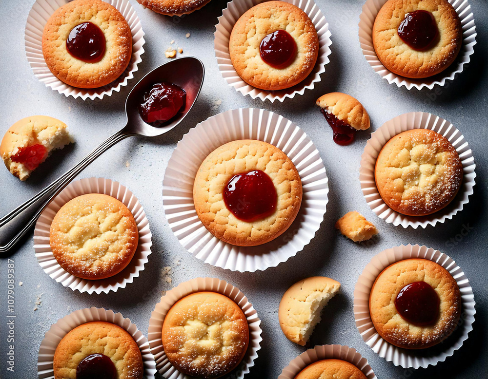 Strawberry Jam Cookies Strawberry Jam Cookies