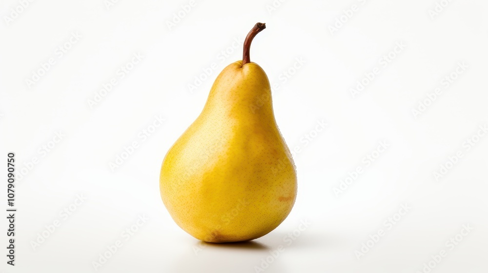 beautiful and ripe pears on a white background. beautiful and ripe pears on a white background.