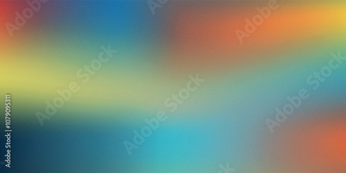 Smooth and blurry colorful gradient mesh background. Modern bright rainbow colors.