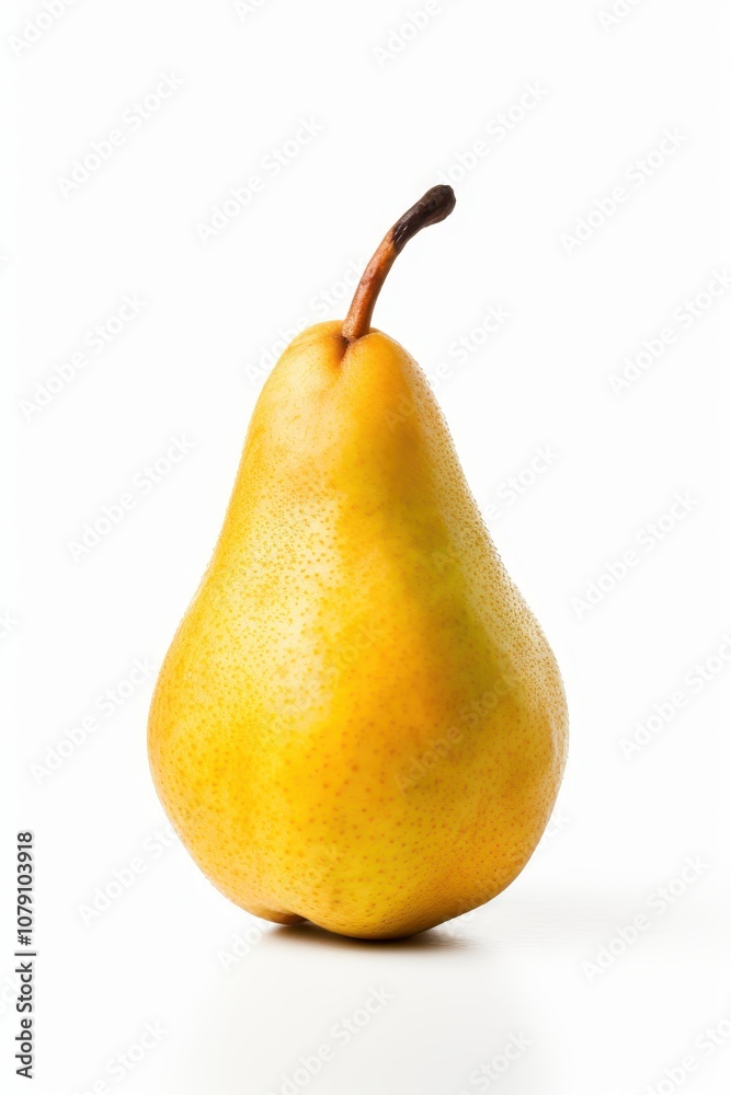 beautiful and ripe pears on a white background. beautiful and ripe pears on a white background.
