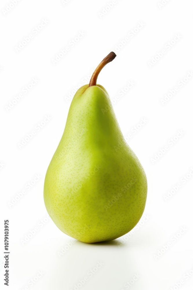 beautiful and ripe pears on a white background. beautiful and ripe pears on a white background.