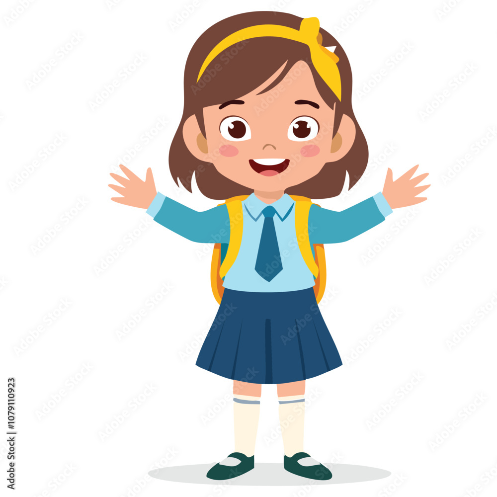 Portrait of a smiling girl Portrait of a smiling girl