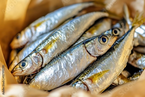 Sardines Being Packed in Industrial Cannery Setting