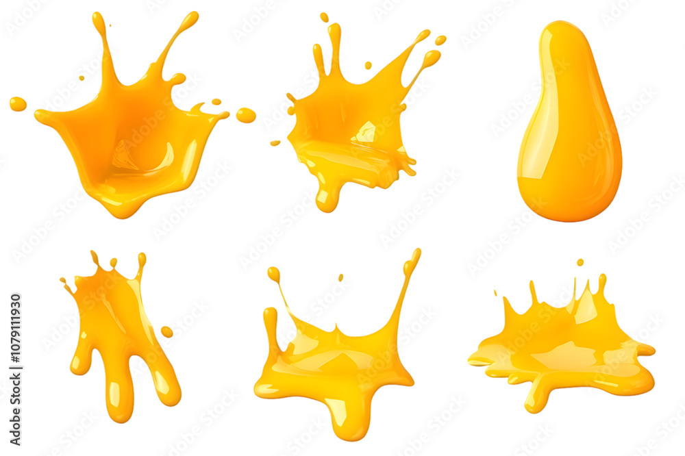 Imagine
12w
Set of yellow drops and splashes of cheese sauce isolated on transparent background
Imagine
12w
Set of yellow drops and splashes of cheese sauce isolated on transparent background