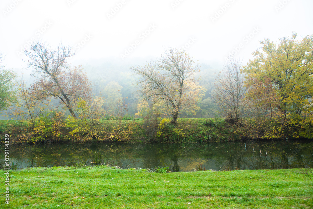 Beautiful landscape from the country in the Republic of Moldova. Green nature in Europe. Rural ecological tourism. Beautiful landscape from the country in the Republic of Moldova. Green nature in Europe. Rural ecological tourism.