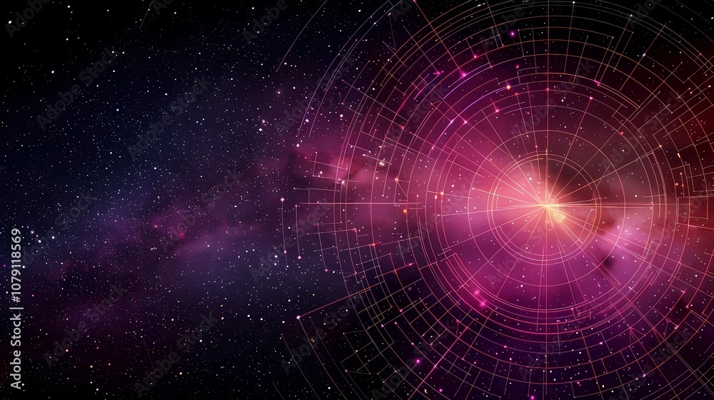 Obraz premium space background