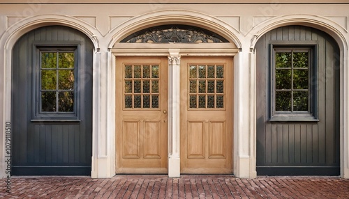 old wooden doors