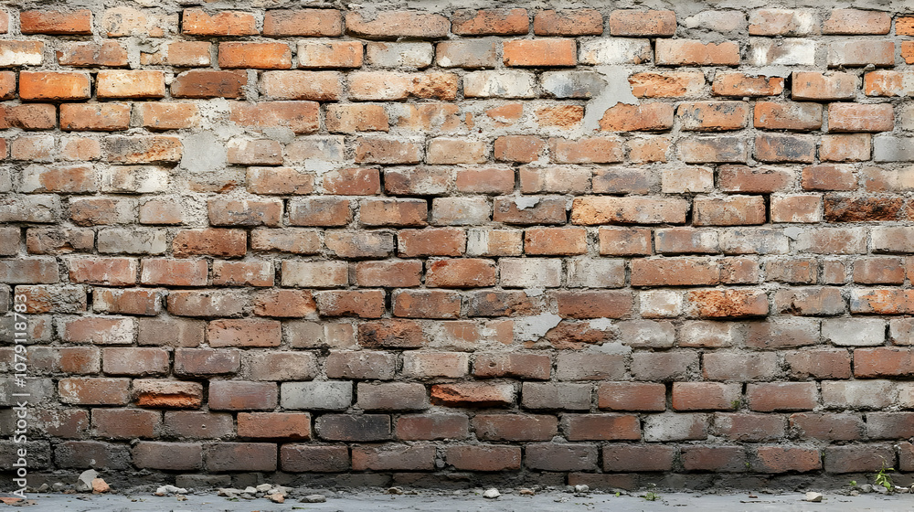 Obraz premium Red Brick Wall Texture Background