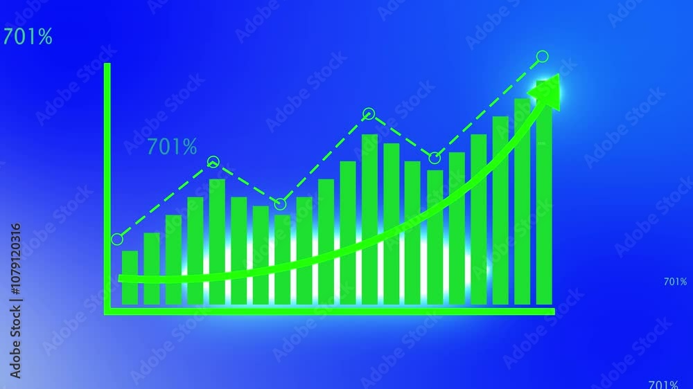 Abstract business financial graph chart with up-arrow. Hi-tech style business concept technology chart with grid. Business Information digital display. Financial figures, graphs and diagrams . Abstract business financial graph chart with up-arrow. Hi-tech style business concept technology chart with grid. Business Information digital display. Financial figures, graphs and diagrams .