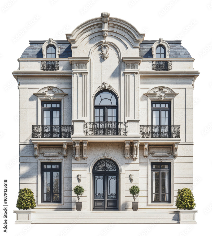 Fototapeta premium PNG Ornate classical-style mansion