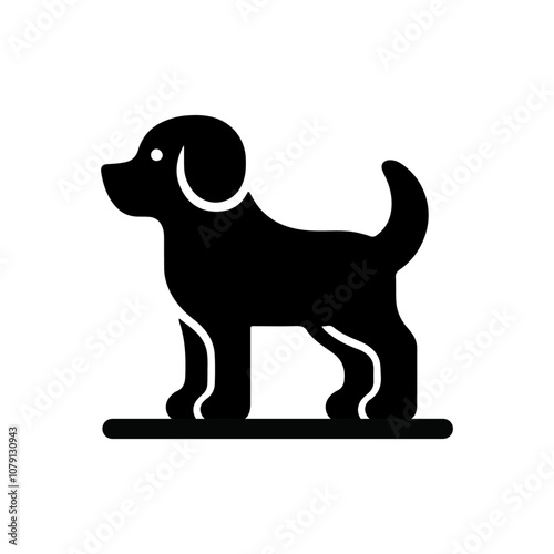 Dog silhouette