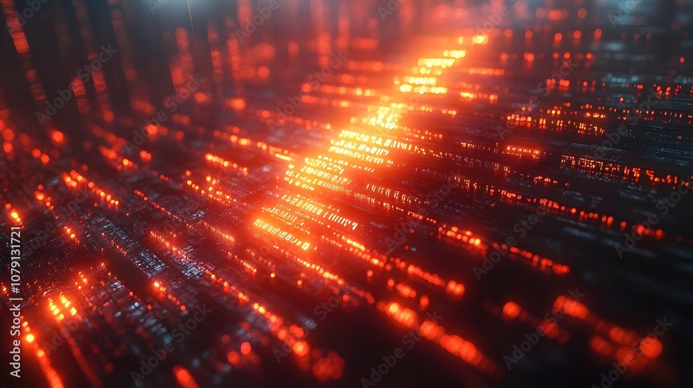 Abstract 3D Red and Orange Bokeh Lights Background Abstract 3D Red and Orange Bokeh Lights Background