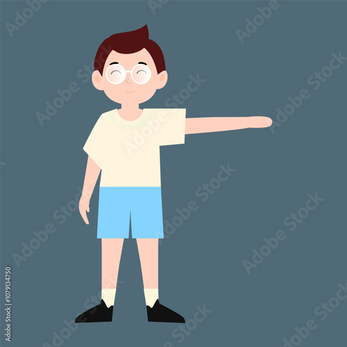 School man wearing uniform clothes cartoon design stock. Junior high school students with backpacks and books, male and female school pupils flat vector illustration set. Happy friends going to school