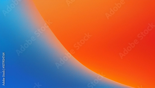 Abstract Gradient Background with Blue and Orange