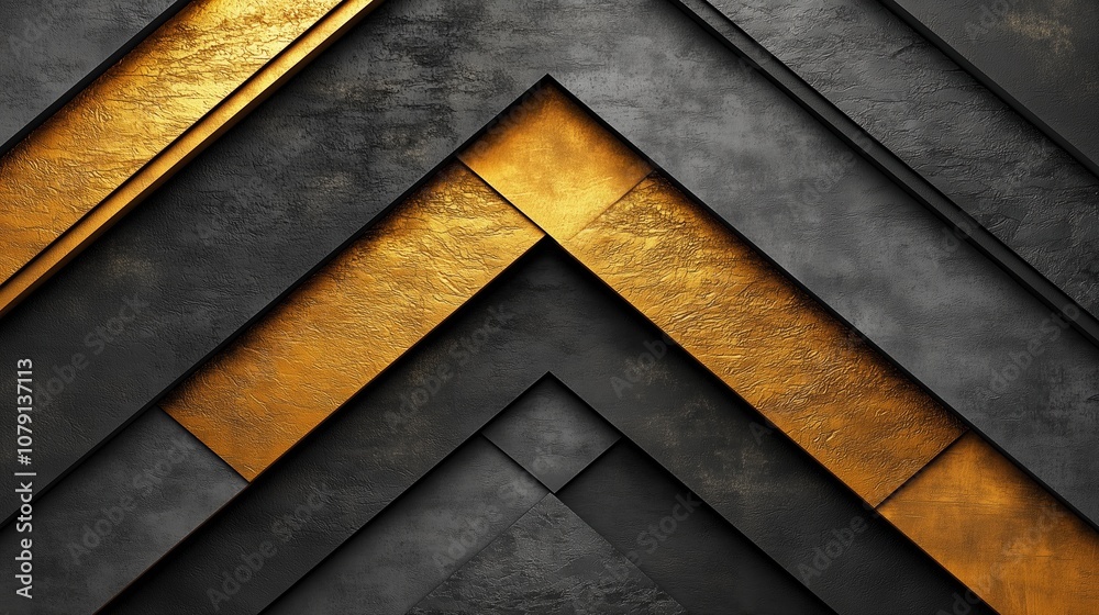 Series of intersecting lines in gold and black, creating a visually striking and dynamic composition. The contrast between the warm gold and the cool black adds depth and interest to the piece Series of intersecting lines in gold and black, creating a visually striking and dynamic composition. The contrast between the warm gold and the cool black adds depth and interest to the piece