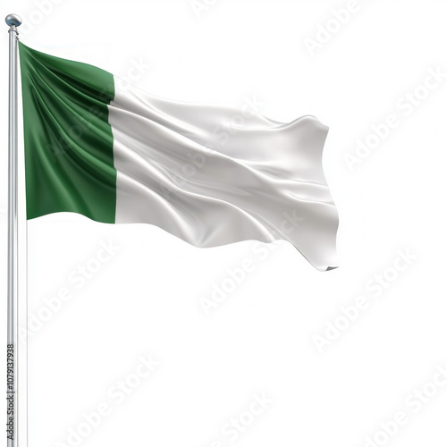 Flagpole Isolated