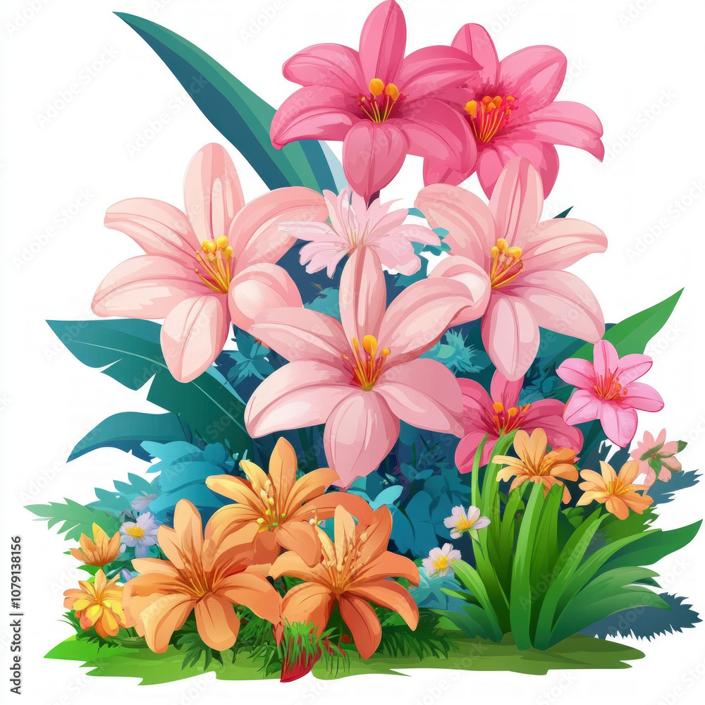 Flower Shrub Isolated Flower Shrub Isolated